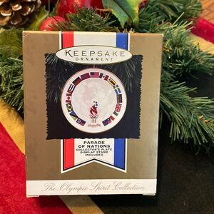 Hallmark Keepsake Ornament 1996 Parade of Nations The Olympic Spirit Collection